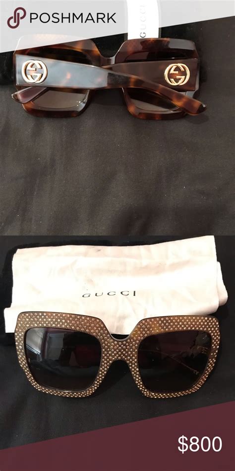 fake gucci bling sunglasses|real authentic gucci sunglasses.